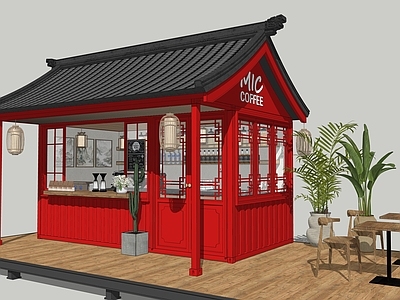 新中式咖啡厅 集装箱咖啡店 户外咖啡厅 快闪咖啡店 营地咖啡店 网红咖啡厅