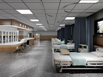 现代医院 ICU 监护病房 护士站 图纸本册 施工图