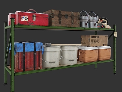 货架 现代工具架组合 货物架 工具箱工具盒 油桶切割机
