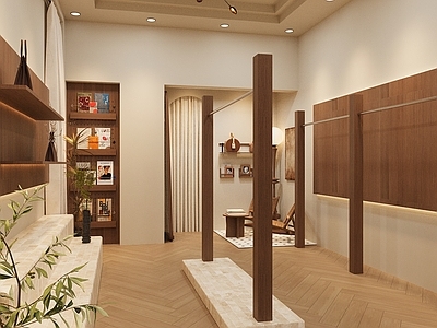 中古原木服装店 女装店 服装店 鞋店