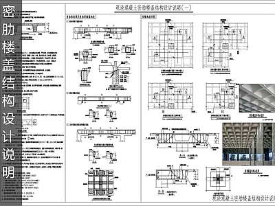 混凝土结构 密肋楼盖结构设计 结构设计说明 施工图