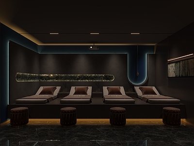 现代新中式足浴店 足浴店 轻奢