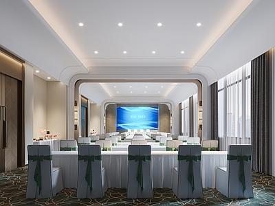 现代会议室 培训会议室 小型会议室