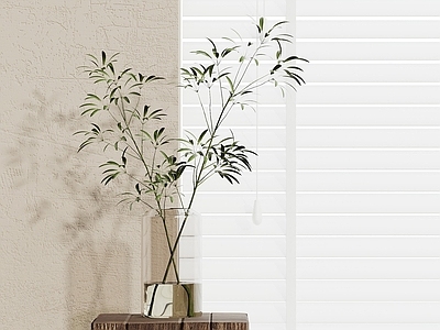 现代花瓶 玻璃花瓶 玄关摆件 花艺花卉 花瓶摆件 装饰品