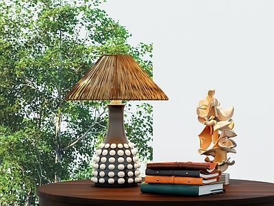 复古中古台灯 台灯 摆件 雕塑