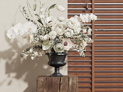现代中古花艺 现代花卉 花艺花卉 鲜花 插花 花瓶