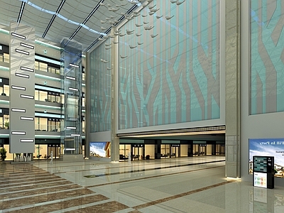 现代商场 商场中庭