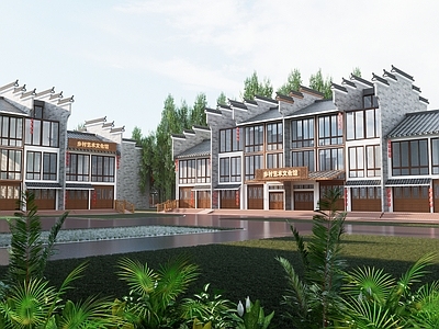 现代活动中心 游客接待中心 乡村文化馆 服务接待建筑 公共办公建筑