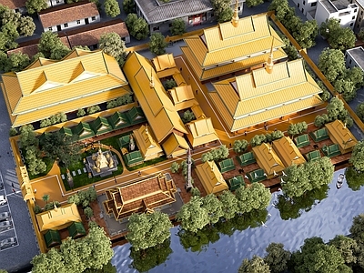 复古古建 泰式商业街 文旅商业街 泰式建筑群