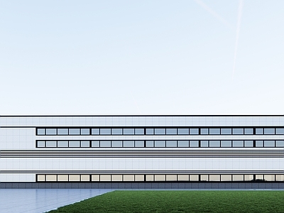 现代简约厂房 工业厂房 标准厂房