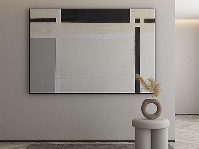 现代侘寂挂画 油画 书房挂画 茶室挂画 客厅挂画 玄关挂画