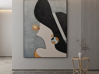 现代侘寂挂画 油画 书房挂画 茶室挂画 客厅挂画 玄关挂画