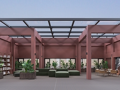 现代阳台 露台休闲花园