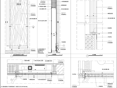 综合门节点 乳胶漆墙消防栓 消防栓大样图 木门 消防栓节点 施工图