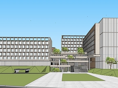 现代医院建筑 养老院 中医院 中医医院 医院 康养中心