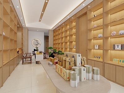 现代新中式茶馆 茶室 茶叶店