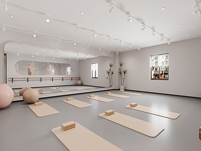 现代极简教室 舞蹈教室 美术教室 多媒体教室 教育前台