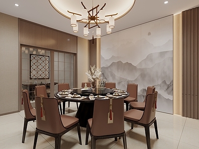 新中式包厢 包厢 包间