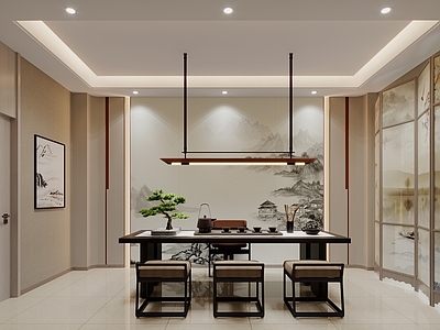 新中式茶馆 茶室