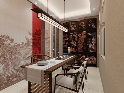 新中式茶馆 茶室