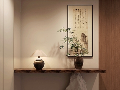 新中式家居客厅 新中式客厅 宋氏美学 客餐厅 玄关 餐厅