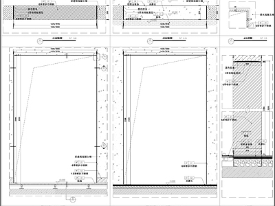 综合门节点 门套线 不锈钢门套 办公区门套 门套节点 施工图