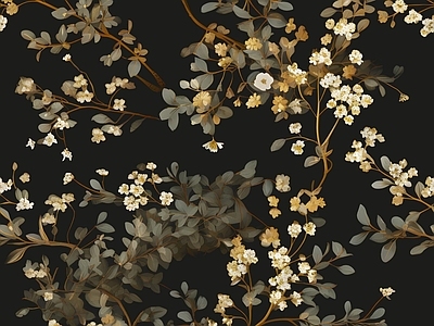 现代新中式其他挂画 贝壳马赛克装饰画 梅花金箔画 肌理画