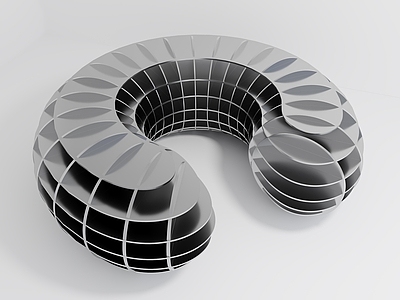 现代艺术装置 异形前台 书架 吧台 装置品