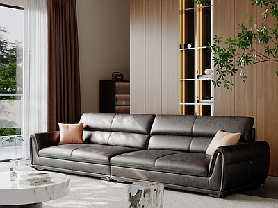 现代意式双人沙发 云朵沙发 休闲沙发