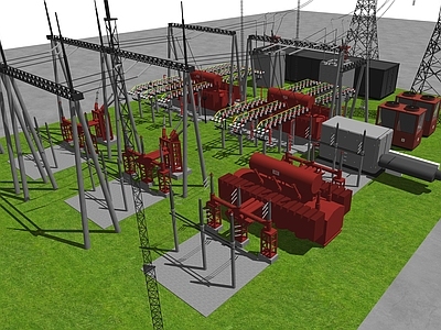 现代工业变配电站 工业发电站设备 变配电站设施
