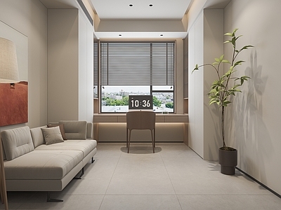 原木书房 原木风书房衣帽间