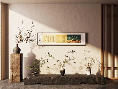新中式花瓶 陶瓷花瓶 花瓶摆件 宋式花瓶 插花花艺