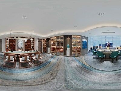 现代室内HDR 展厅HDR