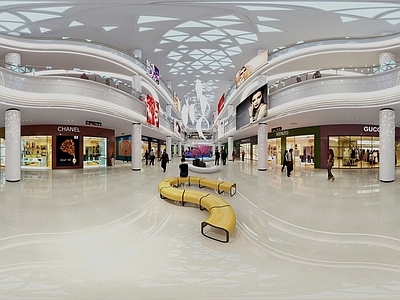 现代室内HDR 商场HDR 室内HDR