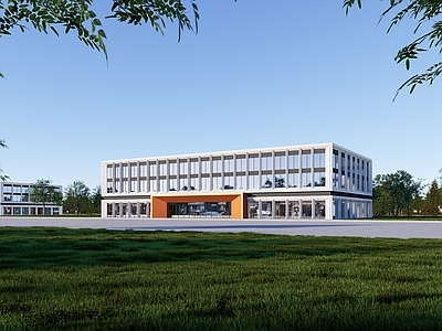 现代办公楼 多层办公楼