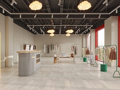 现代服装店 儿童店 男装店 鞋店 女装店 童装店