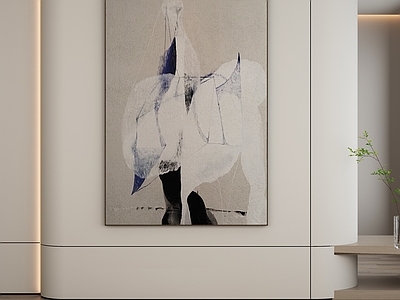 现代侘寂挂画 油画 书房挂画 茶室挂画 客厅挂画 玄关挂画
