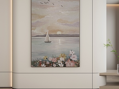 现代侘寂挂画 油画 书房挂画 茶室挂画 客厅挂画 玄关挂画