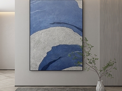 现代侘寂挂画 油画 书房挂画 茶室挂画 客厅挂画 玄关挂画