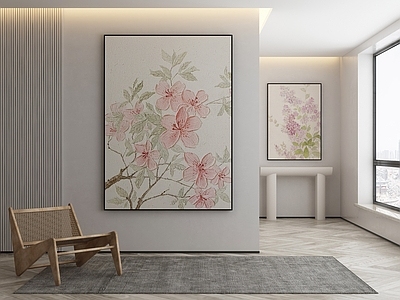 现代侘寂挂画 油画 书房挂画 茶室挂画 客厅挂画 玄关挂画