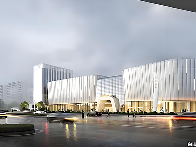 现代其他商业建筑 新型建材市场 酒店 商业综合体 施工图