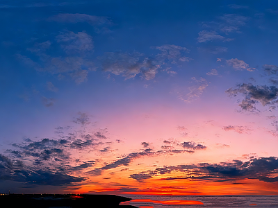 现代天空HDR 傍晚天空HDR 黄昏HDR