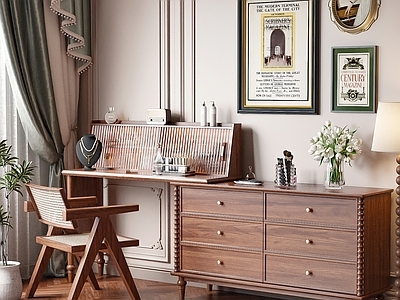 法式妆台妆凳 梳妆台