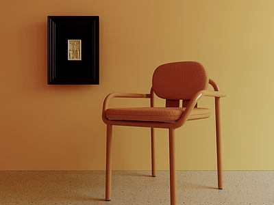 现代极简餐椅 餐椅 现代 餐厅