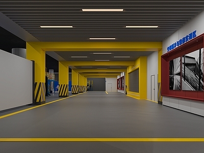 现代其他商业空间 工厂生产基地展品