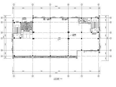 现代办公楼建筑 6层便民服务中心 多层建筑 施工图