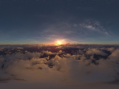 现代天空HDR 夜景HDR 黄昏HDR 宇宙星空HDR