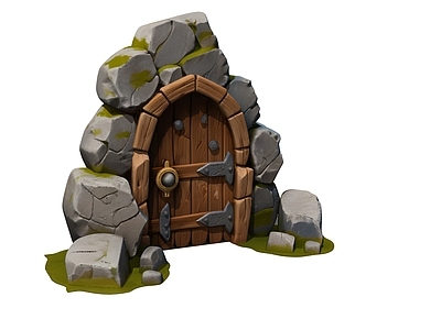 现代其他景观小品 魔法门 时空门