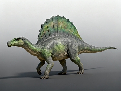 爬行动物 基龙 恐龙 史前生物 雕塑美陈 AIGC