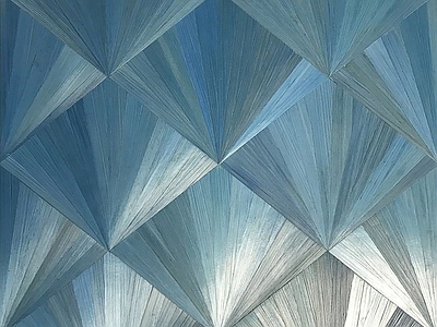 现代金箔银箔 金属金箔板 菱形序列板 序列金属板 蓝色渐变金属板 金属马赛克